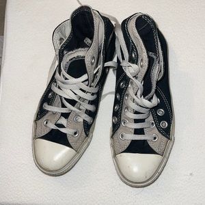 Women’s two tone converse high tops
